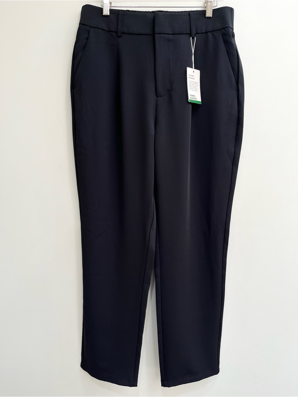 Halara patioff black pleated trouser pants high waisted tapered leg large tall